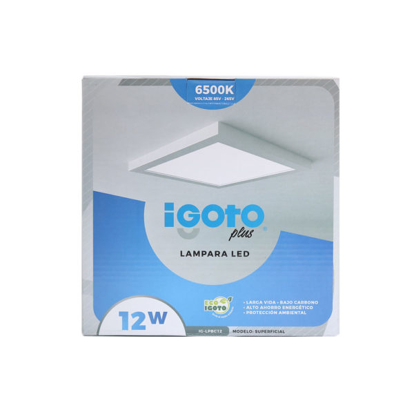 IGOTO - IG-LPBC12 - Lámpara led superficial - Caja