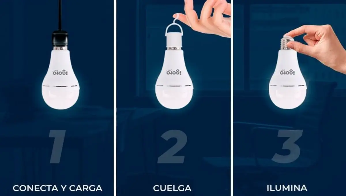 Ahorrando energía y dinero con bombillos LED recargables – IGOTO PLUS  VENEZUELA