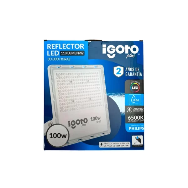 IGOTO - Reflector led 100 watts - IG-RL100 - Caja