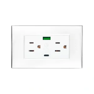 B105/2U-C-W Toma Con Puerto Usb + Tipo C Blanco