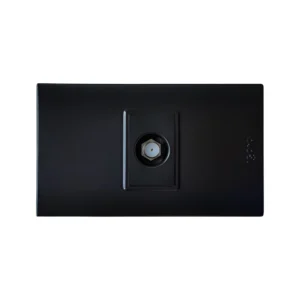 B302-M - Toma para TV Negra Mate
