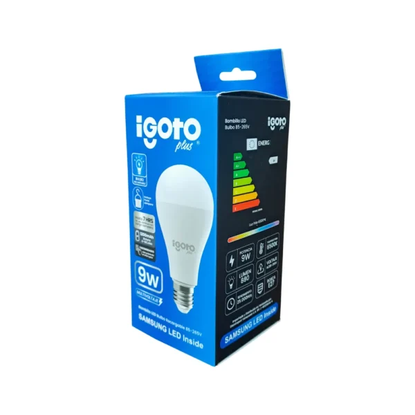 IG-BLRCS9W - Bombillo LED Recargable 9W Sansung - Imagen 6