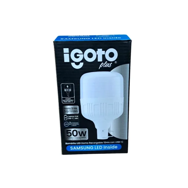 IG-BRCS-T105 - Domo Recargable - 10H con USB-C - 50W - Imagen 2