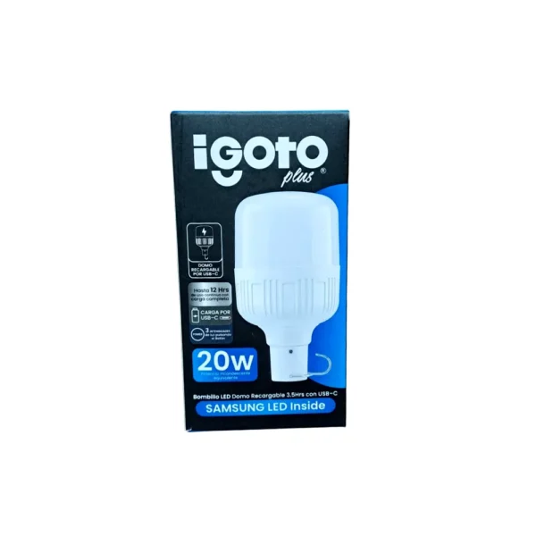 IG-BRCS-T80 - Domo Recargable 3H Con USB-C 20W - Imagen 2