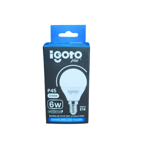 IG-P45F-6W - Bombillo Led P45 Fría 6W - Imagen 2