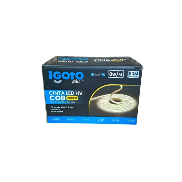 IG-SHVCOB-8W-C - Cinta Led SHV Cob 8W Luz Cálida - Imagen 2